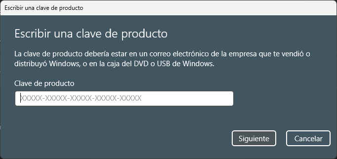 windows 11 clave de producto