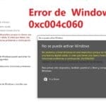 Windows 10 y Windows 11 0xc004c060