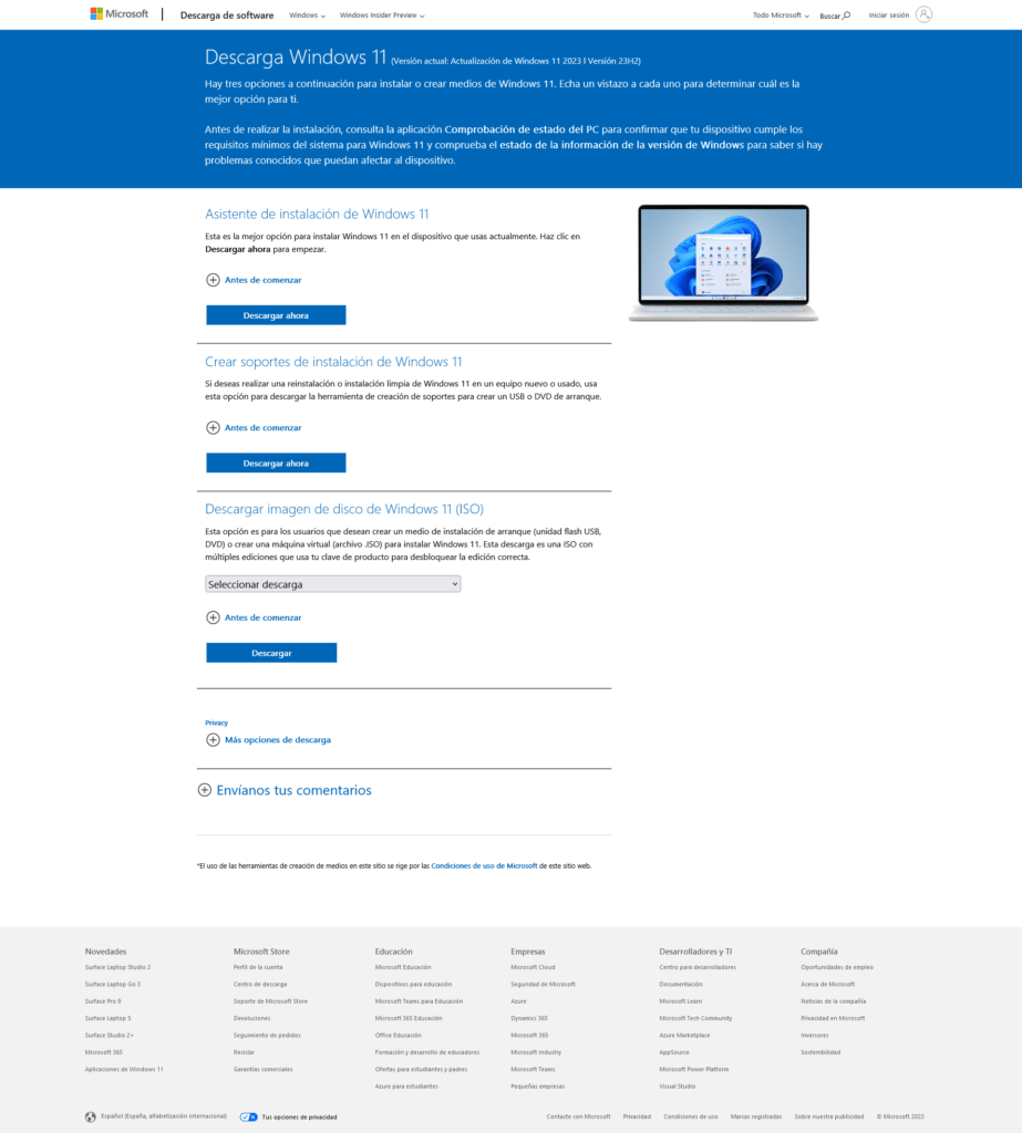 Descargar Windows 11